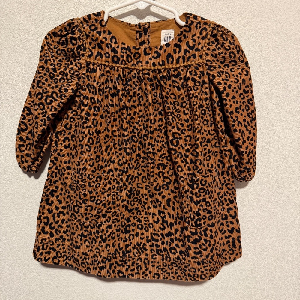 Baby GAP Toddler Dress with pockets Leopard Pattern